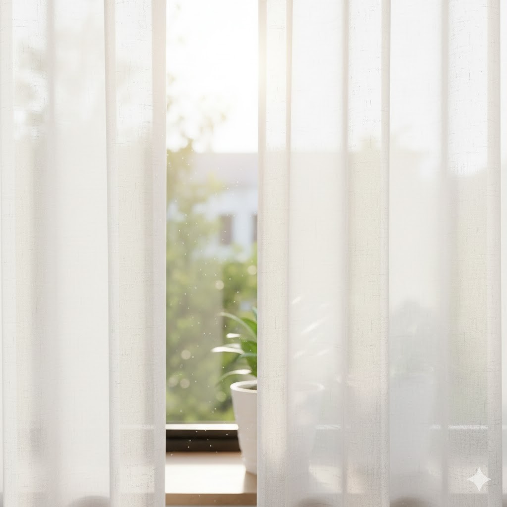 Regarding the view: What degree of transparency should you choose for your curtains?