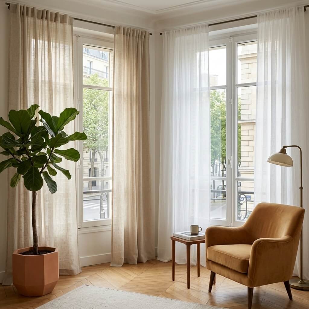 How to choose your sheer curtains based on your window orientation?